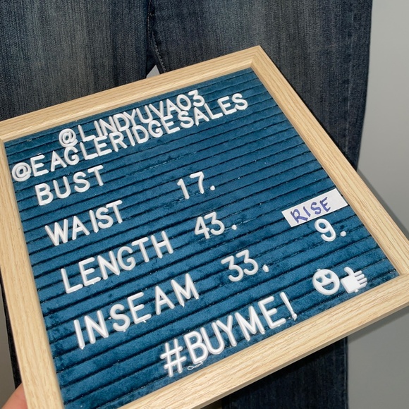 EUC Paige Benedict Canyon Relaxed Fit Embroidered Pocket Jeans Size 31 - Picture 9 of 9